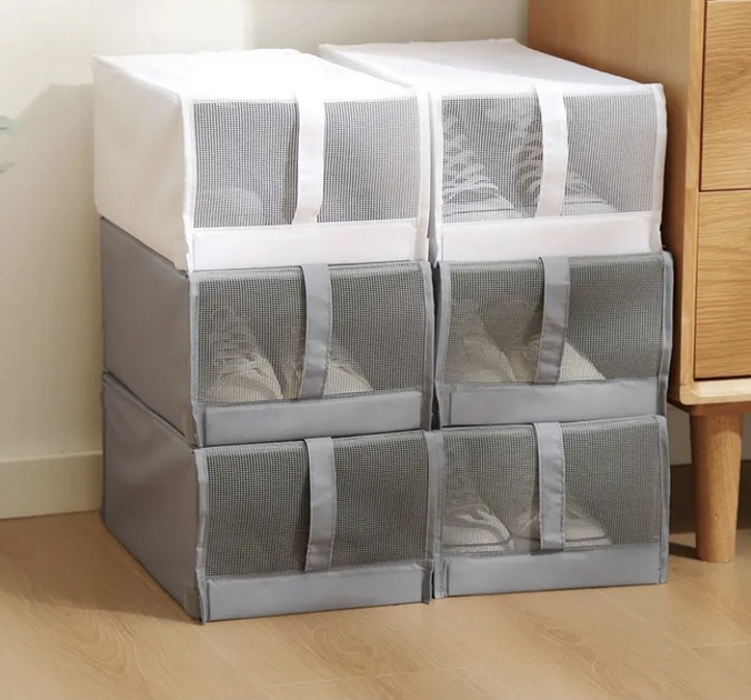 Организация пространства с помощью картонных коробок