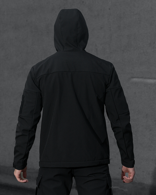 Тактична куртка чоловіча BEZET Робокоп 2.0 9869 L Чорна (2000137543409) - зображення 2