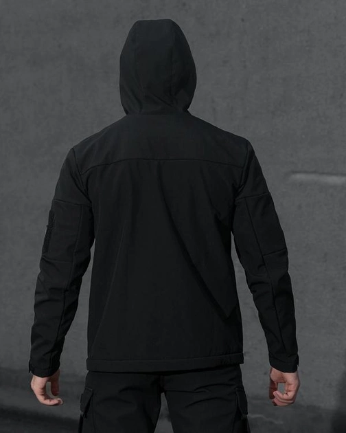 Тактическая куртка мужская BEZET Робокоп 2.0 9869 3XL Черная (2000140466382) - изображение 2