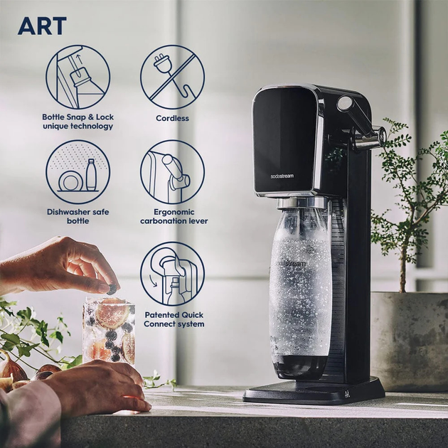 Saturator SodaStream Art Black - obraz 4