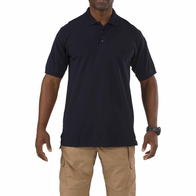 Футболка Поло тактична з коротким рукавом 5.11 Tactical Professional Polo - Short Sleeve Dark Navy XS (41060-724) - зображення 1