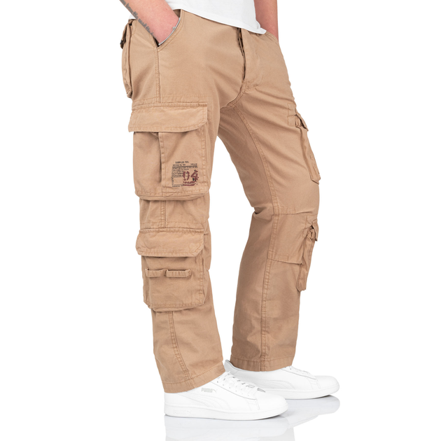 Брюки Surplus Raw Vintage SURPLUS AIRBORNE TROUSERS SLIMMY Beige S (05-3603-14) - изображение 2