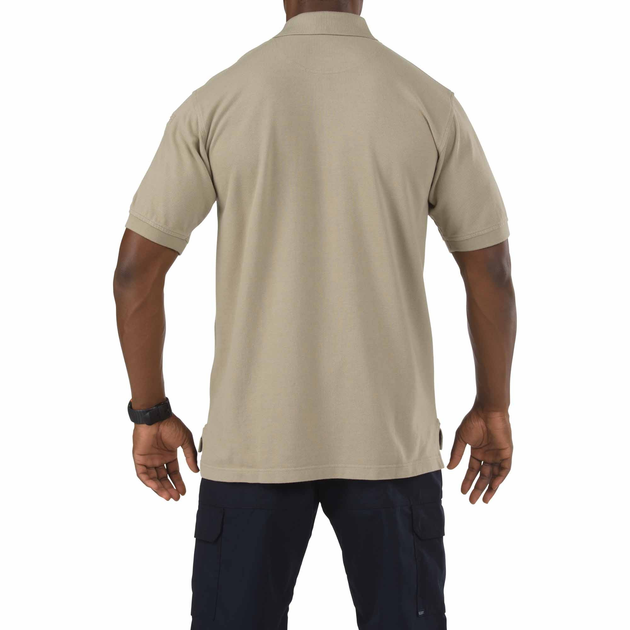 Футболка Поло тактична з коротким рукавом 5.11 Tactical Professional Polo - Short Sleeve Silver Tan XS (41060-160) - изображение 2