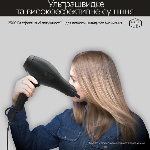 Фен RZTK HD 232 AC motor Ionic PRO - изображение 7