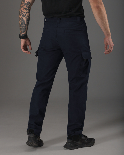 Тактичні штани чоловічі утеплені BEZET Патрон 2.0 9587 4XL Сині (ROZ6501047276) - зображення 2