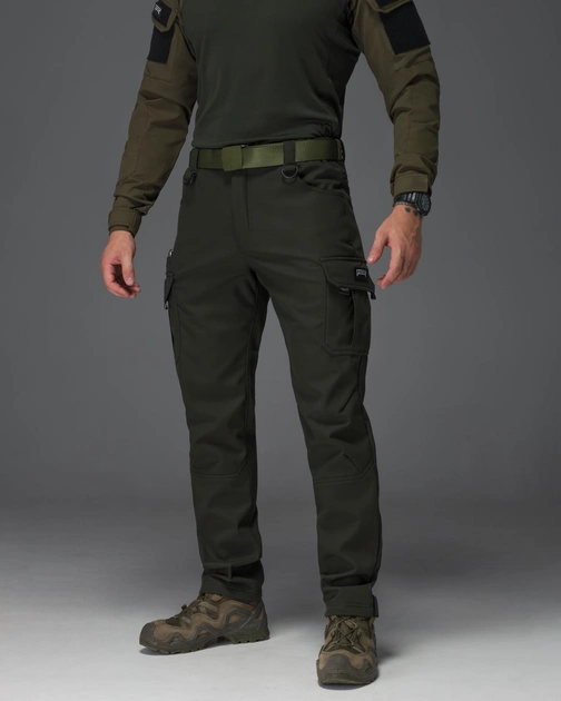 Тактические штаны утепленные мужские BEZET Патрон 2.0 9585 S Хаки (ROZ6501047286) - изображение 1