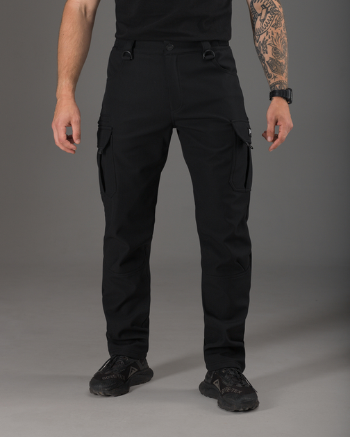 Тактические штаны утепленные мужские BEZET Патрон 2.0 9583 2XL Черные (ROZ6501047296) - изображение 1
