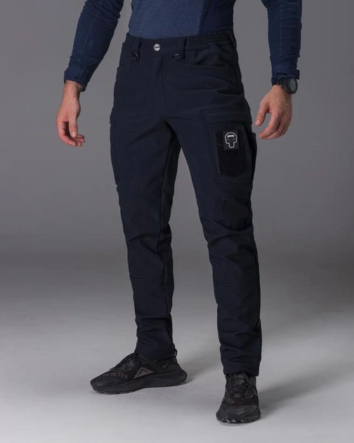 Тактичні штани чоловічі утеплені BEZET Капеллан 9821 3XL Сині (ROZ6501047312) - зображення 1