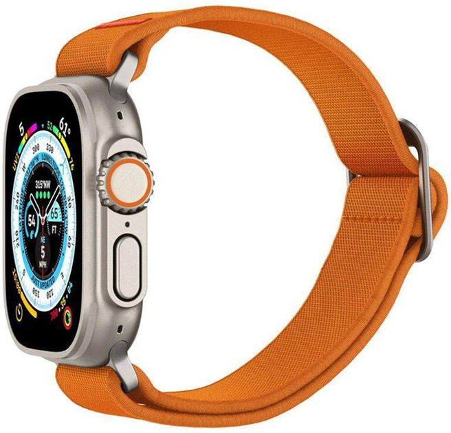 Pasek Spigen Fit Lite Ultra AMP05986 do Apple Watch Series 4/5/6/7/8/SE/Ultra 42-49 mm Pomaranczowy (8809896743396) - obraz 3