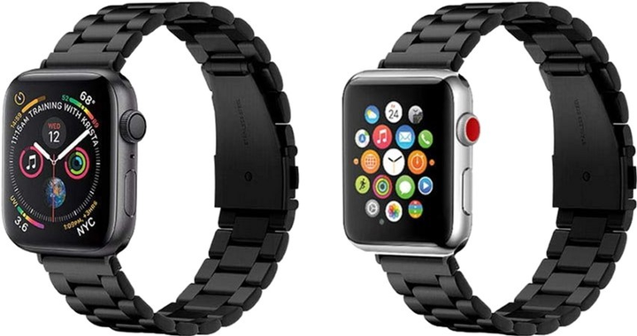 Pasek Spigen Modern Fit Band 062MP25403 do Apple Watch Series 1/2/3/4/5/6/7/8/9/SE/SE2/Ultra 42-49 mm Czarny (8809613768824) - obraz 9