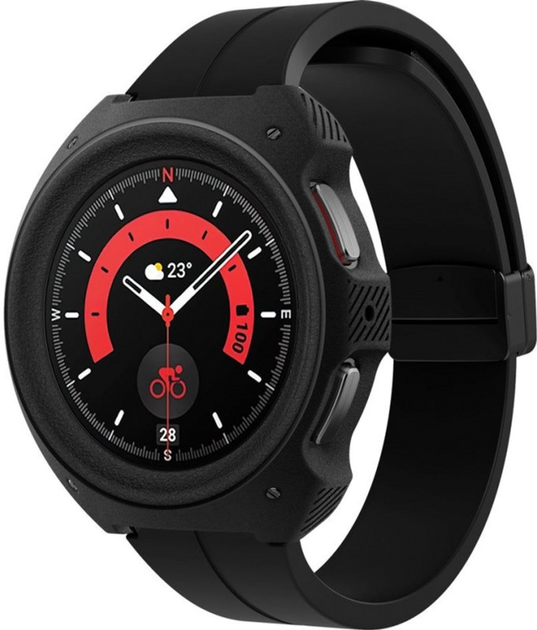 Чохол Spigen Caseology Vault ACS05138 для Samsung Galaxy Watch 5 Pro 45 мм Black (810083832258) - зображення 1