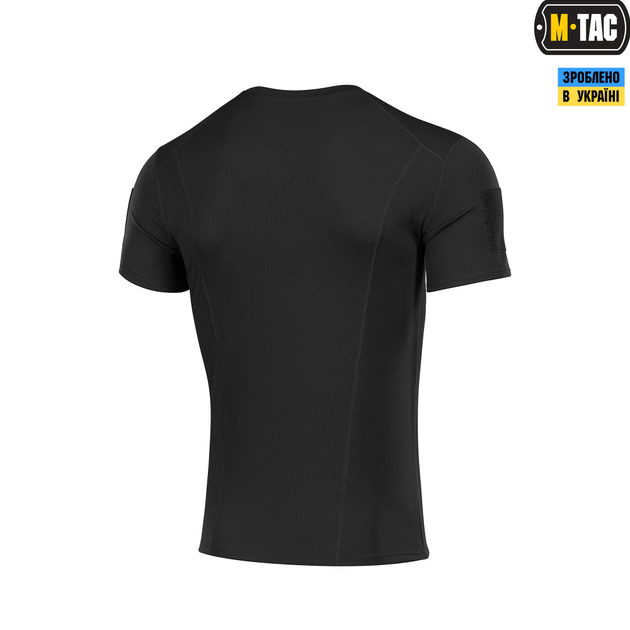 Футболка M-Tac Потовідвідна Athletic Velcro Black Size M - изображение 2