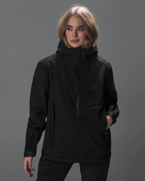 Тактична куртка жіноча BEZET Робокоп 2.0 9869 S Чорна (ROZ6501048902) - зображення 1
