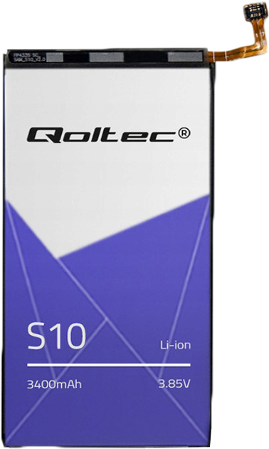 Акумулятор Qoltec Samsung S10 3400 mAh (5901878521138) - зображення 1