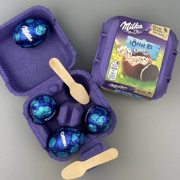 Шоколадные шарики Milka Eggs Loffel Ei Oreo 128 г – купить в Украине ...