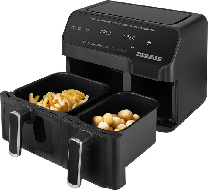 Мультипечь ECG AF 8300 Dual Fry (8.3 л, 2700 Вт) - изображение 14