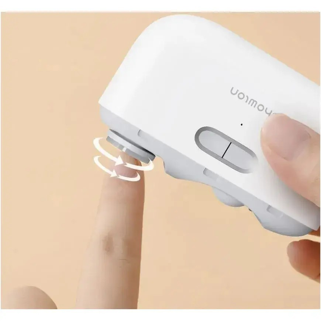 Электрическая машинка для стрижки ногтей Xiaolang Electric Polishing Nail Clipper LQ-EDZJD01 White - изображение 4
