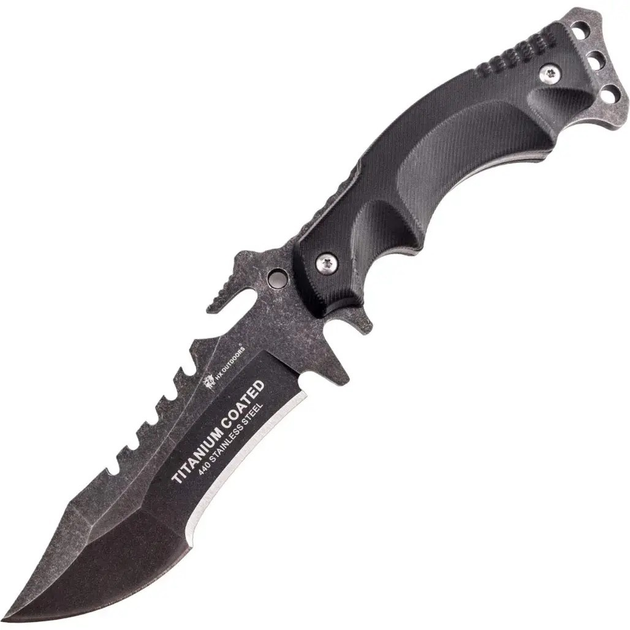 Нож Туристический Handao Trident Outdoor Survival Knife D-123 Black - изображение 1