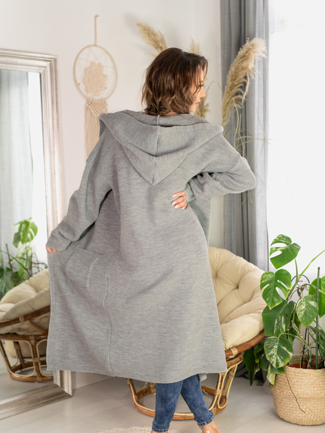 Кардиган жіночий Merribel Renum One Size Сірий (5907621619503) - зображення 3