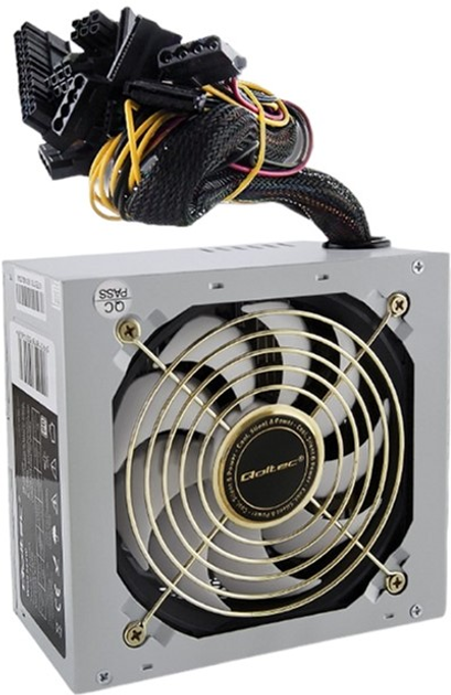 Блок питания для компьютера Qoltec ATX Wind 525Вт 80 Plus (5901878501482) - изображение 1