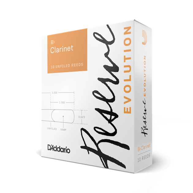 Трость для кларнета Bb D'ADDARIO Reserve Evolution Bb Clarinet #2.5 (1шт) - Фото 2 Трость для кларнета Bb D'ADDARIO Reserve Evolution Bb Clarinet #2.5 (1шт) - изображение 2