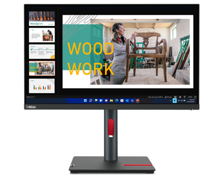 Monitor 23.8" Lenovo ThinkVision P24q-30 (63B4GAT6EU) - obraz 2