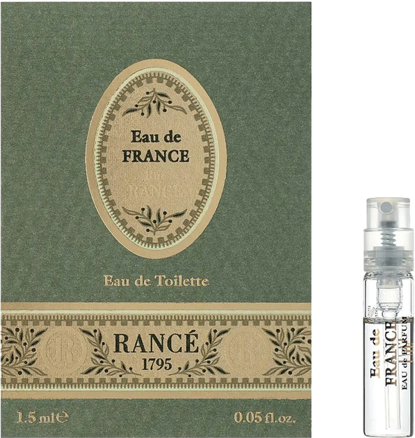 Акція на Пробник Туалетна вода унісекс Rance 1795 Eau de France 1.5 мл від Rozetka