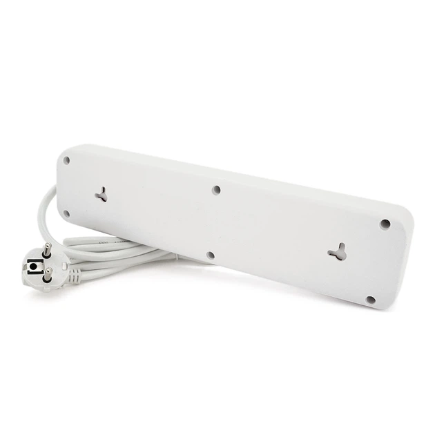 Мережевий фільтр Voltronic F25U-White 2 м, 5 розеток, 10А - Фото 2 Мережевий фільтр Voltronic F25U-White 2 м, 5 розеток, 10А - зображення 2