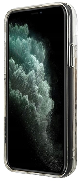 Etui Guess 4G Liquid Glitter do Apple iPhone 12 Pro Max Gold (3700740481233) - obraz 2