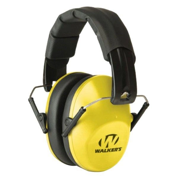 Пасивные тактические наушники Walker's Pro Low Profile Folding EarMuff, Жовтий - изображение 1