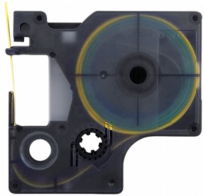 Термозбіжна стрічка Qoltec для принтерів Dymo D1/DM1 9 мм * 1.5 м (5901878502298) - зображення 2