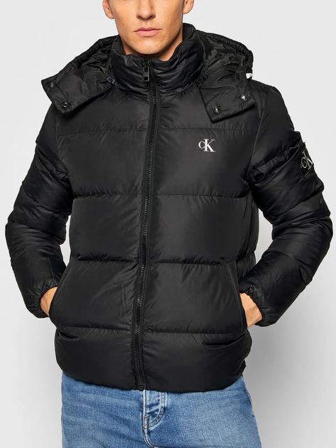 Куртка чоловіча Calvin Klein J30J318412 S Чорна (8719854077305) - зображення 1