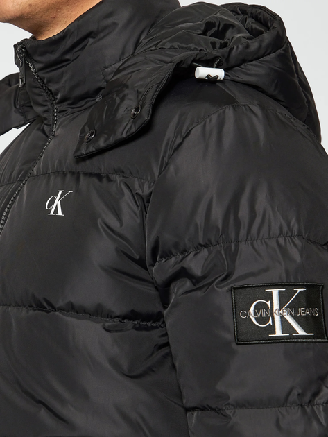 Kurtka zimowa męska pikowana Calvin Klein J30J318412-BEH S Czarna (8719854077305) - obraz 4