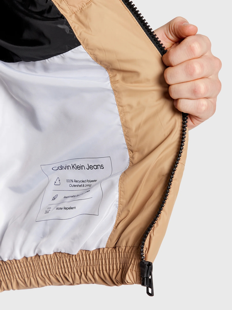 Kurtka zimowa męska pikowana Calvin Klein J30J318412-GV7 S Beżowa (8719856694067) - obraz 4