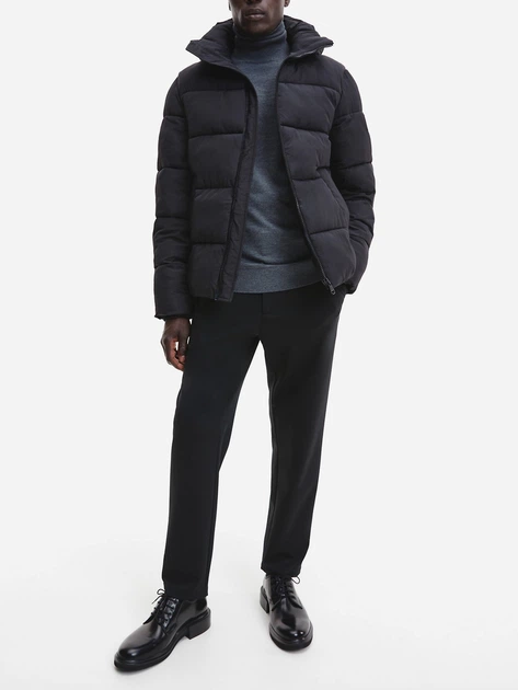 Kurtka zimowa męska pikowana Calvin Klein K10K110336-BEH XL Czarna (8719856750923) - obraz 3