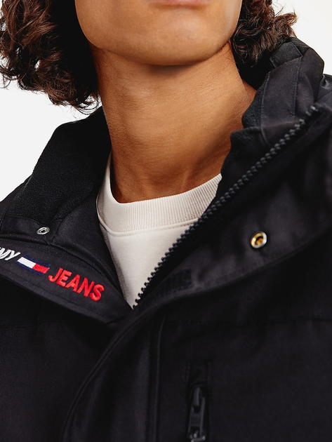 Kurtka zimowa męska Tommy Hilfiger DM0DM11180-BDS L Czarna (8720114972469) - obraz 3