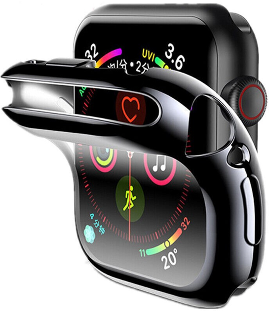 Etui Usams IW485BH01 (US-BH485) do Apple Watch Series 4/5/6/SE 40 mm Czarny (6958444964744) - obraz 1