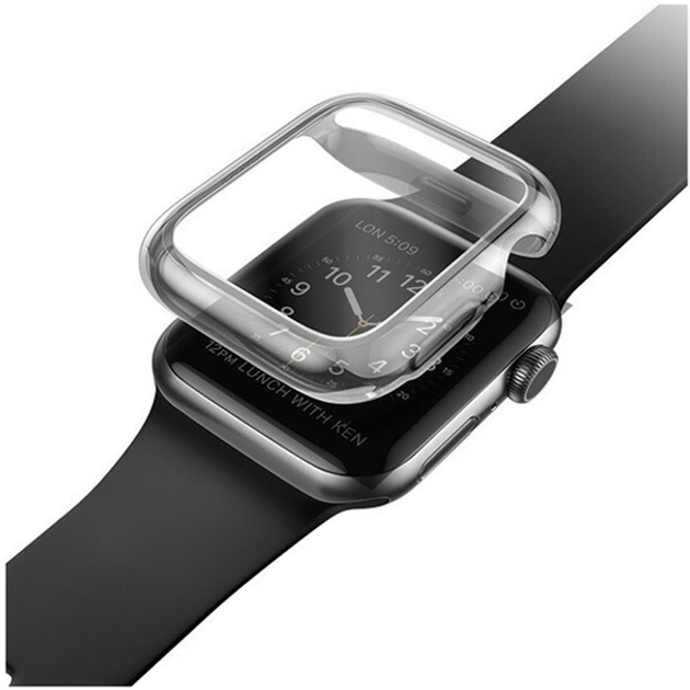 Чохол Uniq Garde для Apple Watch Series 4/5/6/SE 40 мм Smoke Grey (8886463669587) - зображення 1