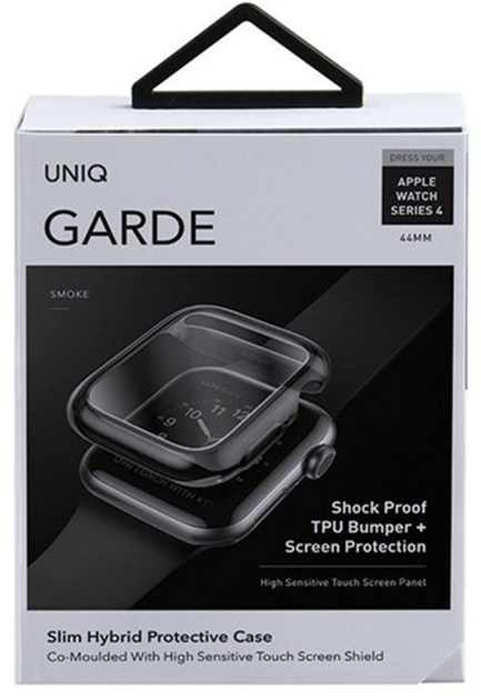 Etui Uniq Garde do Apple Watch Series 4/5/6/SE 44 mm Szary (8886463669600) - obraz 7