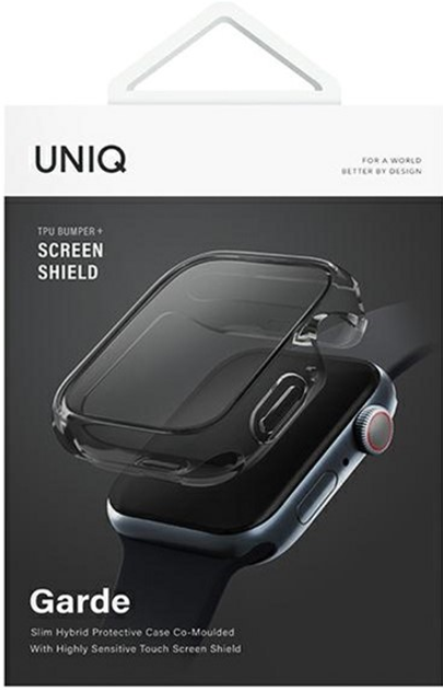 Etui Uniq Garde do Apple Watch Series 7/8 41 mm Szary (8886463680100) - obraz 6
