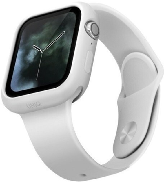Чохол Uniq Lino для Apple Watch Series 4/5/6/SE 44 мм White (8886463671115) - зображення 1
