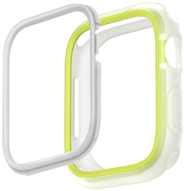 Etui Uniq Moduo do Apple Watch Series 4/5/6/7/8/SE/SE2 40-41 mm Limonka/Biały (8886463684405) - obraz 2