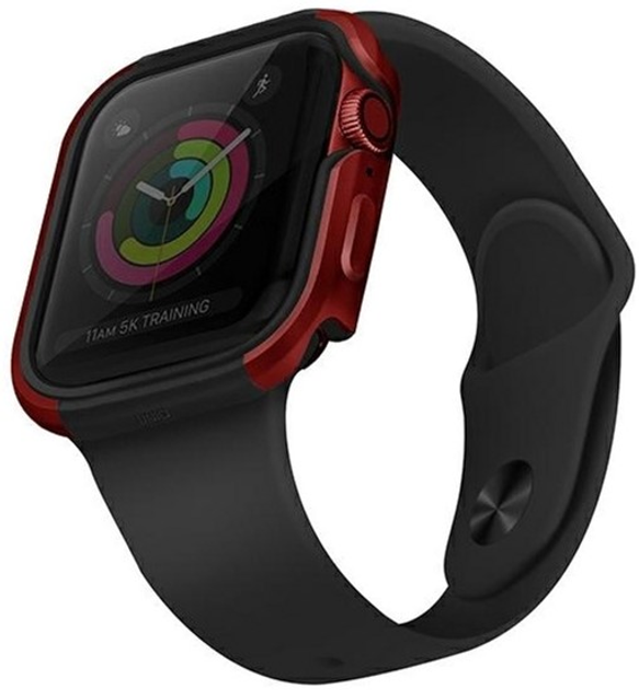 Etui Uniq Valencia do Apple Watch Series 4/5/6/SE 40 mm Czerwony (8886463675519) - obraz 1