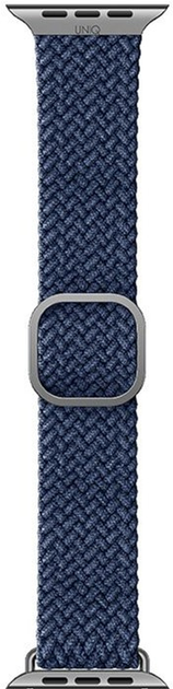 Ремінець Uniq Aspen Braided для Apple Watch Series 1/2/3/4/5/6/7/8/SE/SE2 38-41 мм Oxford Blue (8886463676394) - зображення 6