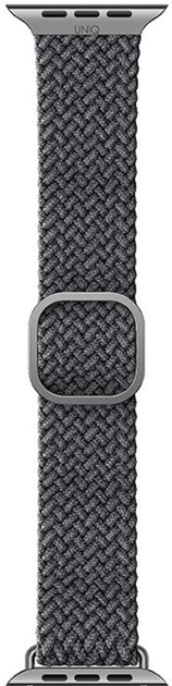 Pasek Uniq Aspen Braided do Apple Watch Series 1/2/3/4/5/6/7/8/SE/SE2 38-41 mm Szary (8886463676387) - obraz 6