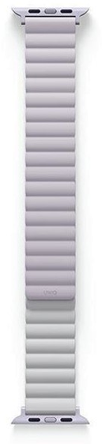 Pasek Uniq Revix Reversible Magnetic do Apple Watch Series 1/2/3/4/5/6/7/8/SE/SE2 38-41 mm Lilak-biały (8886463680780) - obraz 7