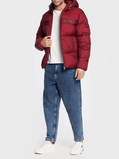 Куртка зимова чоловіча Tommy Hilfiger MW0MW27679-VLP M Червона (8720641530620) - зображення 3