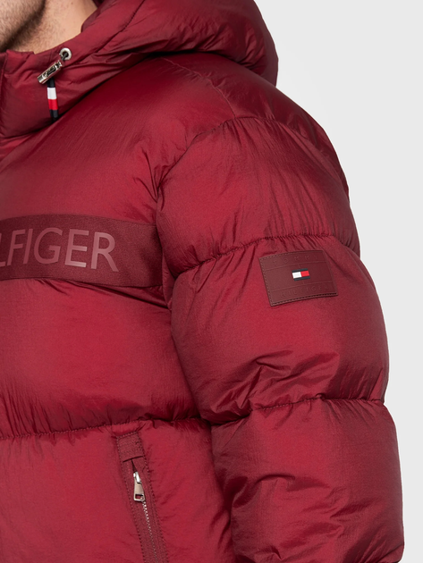 Куртка зимова чоловіча Tommy Hilfiger MW0MW27679-VLP M Червона (8720641530620) - зображення 4