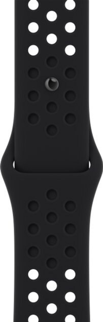 Pasek Apple Nike Sport Brand MX8C2AM/A do Apple Watch Series 1/2/3/4/5/6/7/8/SE/SE2 38-41 mm Antracytowo-Czarny (190199377752) - obraz 1