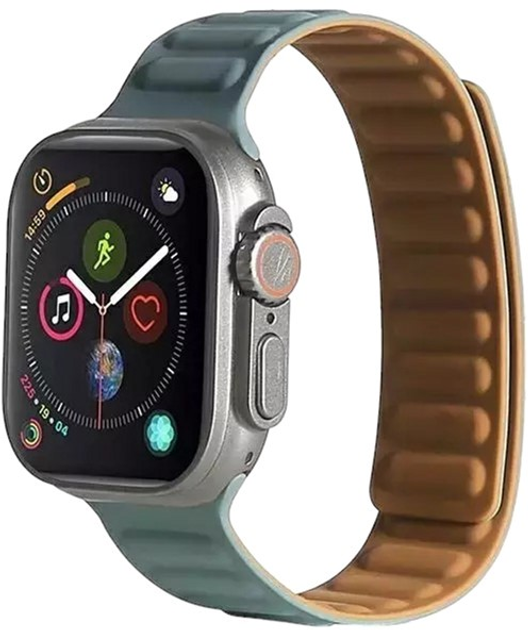 Ремінець Beline Magnetic для Apple Watch Series 1/2/3/4/5/6/7/8/SE/SE2 38-41 мм Green (5905359812104) - зображення 2